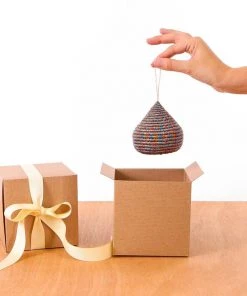 KAZI Multicolor Metallic Bulb Ornament Fair Trade 8 KAZI Multicolor Metallic Bulb Ornament Fair Trade