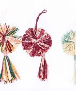 KAZI Multicolor Pom Pom + Tassel Ornament Best Sellers 6 KAZI Multicolor Pom Pom + Tassel Ornament Best Sellers