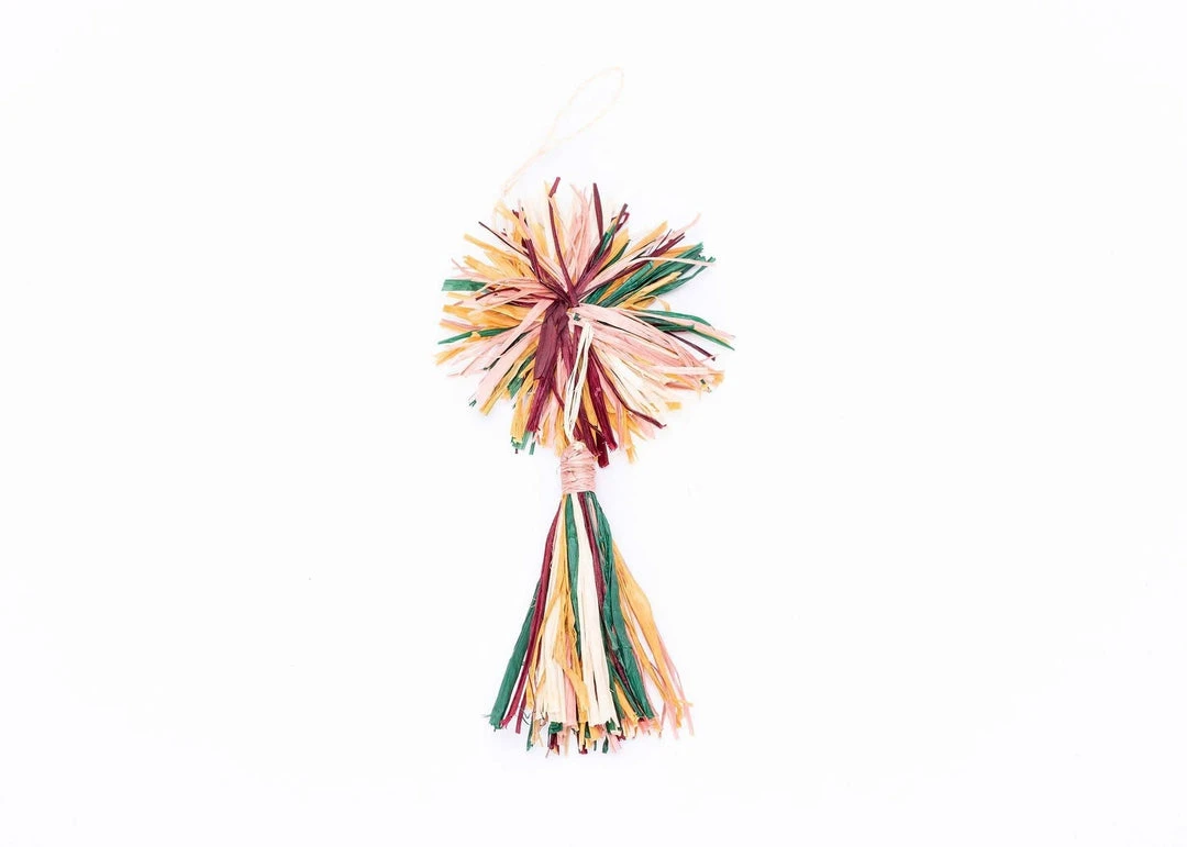 KAZI Multicolor Pom Pom + Tassel Ornament Best Sellers 1 KAZI Multicolor Pom Pom + Tassel Ornament Best Sellers