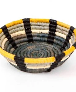 KAZI Mustard + Gray Catch All Basket Home Goods 8 KAZI Mustard + Gray Catch All Basket Home Goods