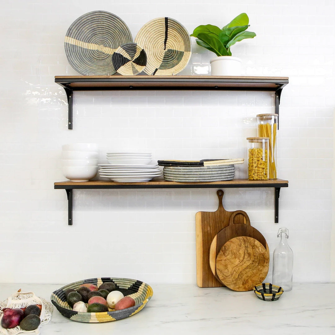 KAZI Mustard + Gray Catch All Basket Home Goods 5 KAZI Mustard + Gray Catch All Basket Home Goods