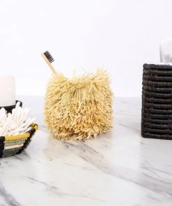 KAZI Home Goods Natural Bomba Brush Cup 9 KAZI Home Goods Natural Bomba Brush Cup