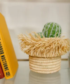 KAZI Natural Fringed Small Catch All