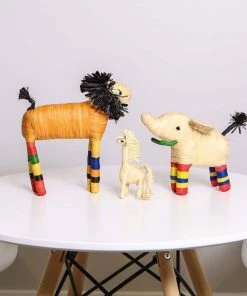 KAZI Fair Trade Natural Raffia Giraffe Ornament 7 KAZI Fair Trade Natural Raffia Giraffe Ornament