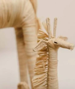 KAZI Fair Trade Natural Raffia Giraffe Ornament 8 KAZI Fair Trade Natural Raffia Giraffe Ornament