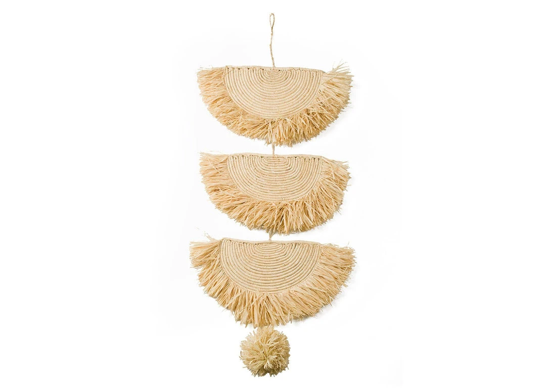 KAZI Natural Raffia Parade Mobile 1 KAZI Natural Raffia Parade Mobile