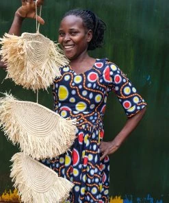 KAZI Natural Raffia Parade Mobile 9 KAZI Natural Raffia Parade Mobile