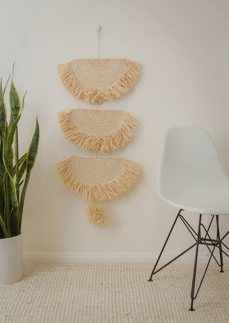 KAZI Natural Raffia Parade Mobile 2 KAZI Natural Raffia Parade Mobile