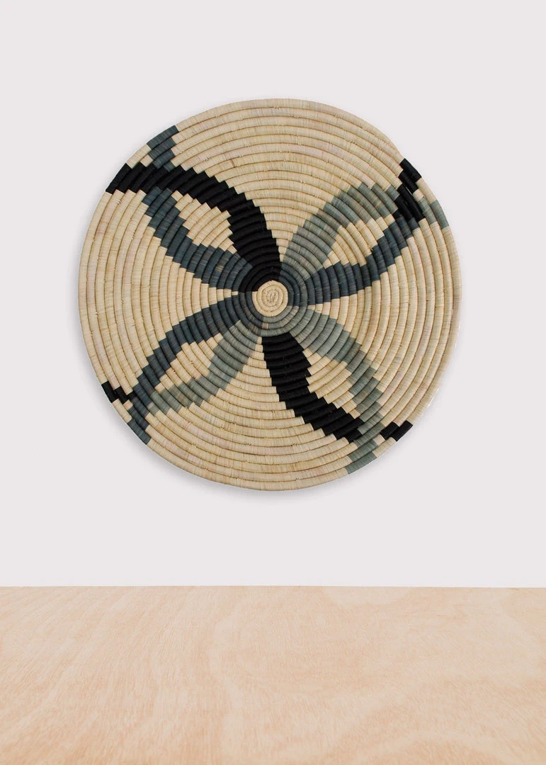 KAZI Home Goods Nea Opal Gray Wall Plate I 1 KAZI Home Goods Nea Opal Gray Wall Plate I