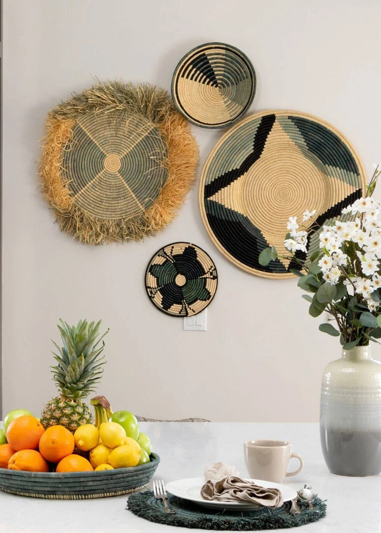 KAZI Nea Opal Gray Wall Plate III 2 KAZI Nea Opal Gray Wall Plate III