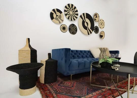 KAZI Home Goods Odetta Black + Natural Box I 2 KAZI Home Goods Odetta Black + Natural Box I