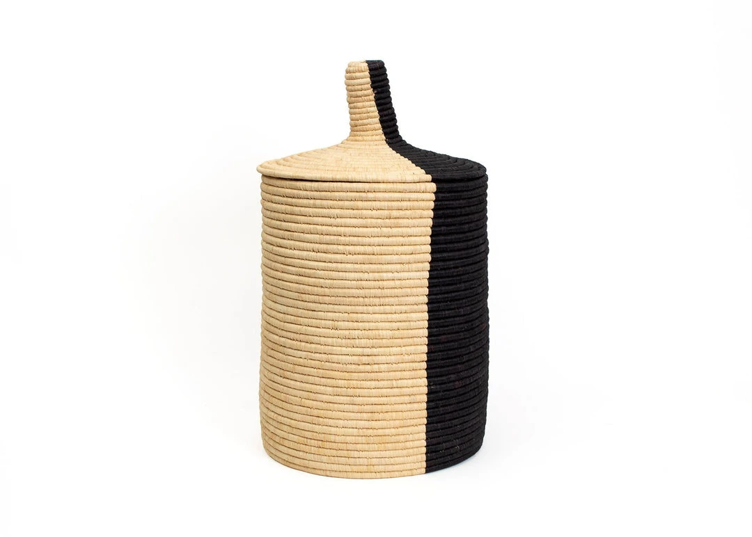 KAZI Home Goods Odetta Black + Natural Box I 1 KAZI Home Goods Odetta Black + Natural Box I