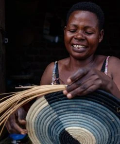 KAZI Opal Gray Color Blocked Vase Home Goods