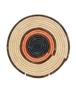 KAZI Peach Bullseye Wall Trivet