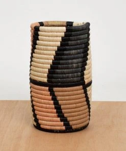 KAZI Peach Mstari Vase Home Goods