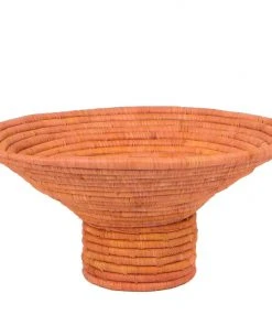 KAZI Peach Pedestal Bowl I