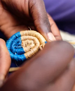 KAZI Peach Pilar Vase