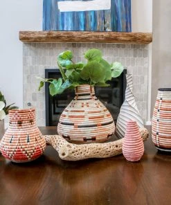 KAZI Peach Pilar Vase