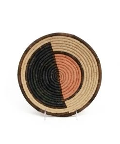 KAZI Peach Soleil Medium Raffia Bowl Best Sellers