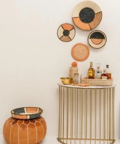 KAZI Home Goods Peach Tina Pom Pom Box