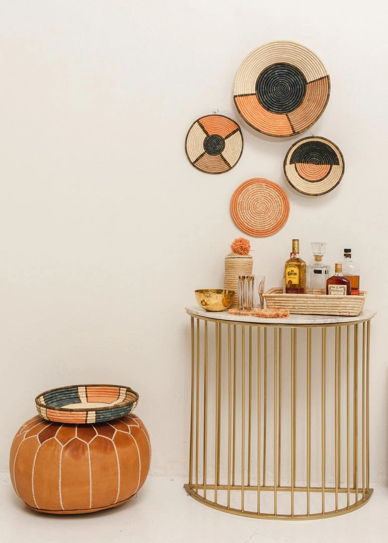 KAZI Home Goods Peach Tina Pom Pom Box 2 KAZI Home Goods Peach Tina Pom Pom Box