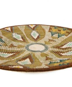 KAZI Home Goods Sand Fleur Plate