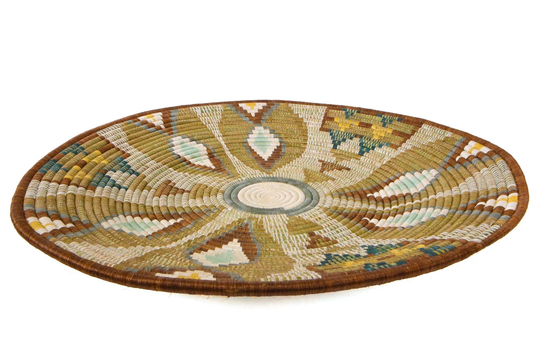 KAZI Home Goods Sand Fleur Plate 2 KAZI Home Goods Sand Fleur Plate