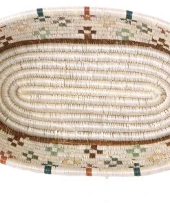 KAZI Home Goods Shades Of Sand Oval Basket