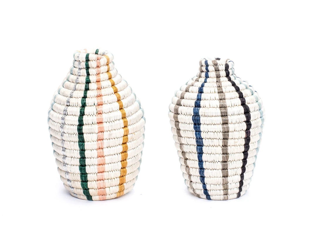 KAZI Silver Blue Atelier Vase Home Goods KAZI Silver Blue Atelier Vase Home Goods