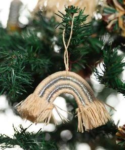 KAZI Silver Metallic Rainbow Ornament Best Sellers
