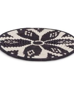 KAZI Small Black + White Ikaze Trivet