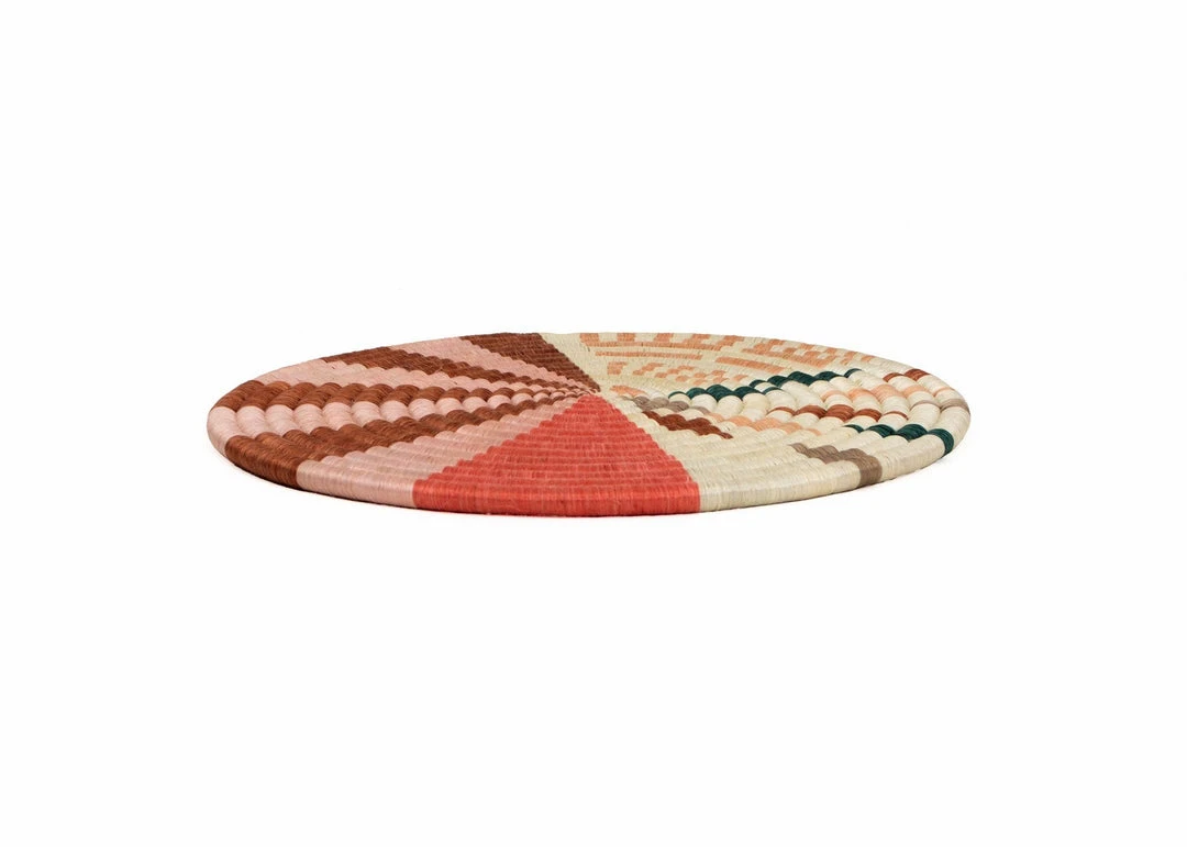 KAZI Small Coral + Clay Fani Trivet 3 KAZI Small Coral + Clay Fani Trivet