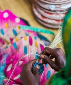 KAZI Small Coral + Clay Fani Trivet 7 KAZI Small Coral + Clay Fani Trivet