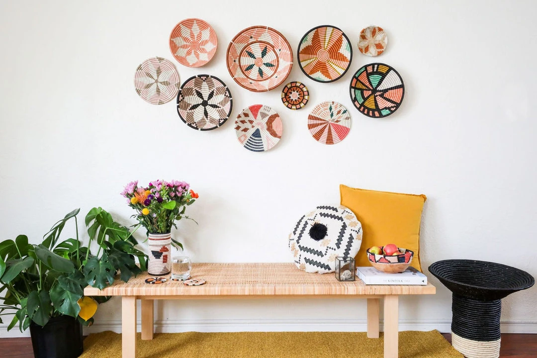 KAZI Small Coral + Clay Fani Trivet 2 KAZI Small Coral + Clay Fani Trivet