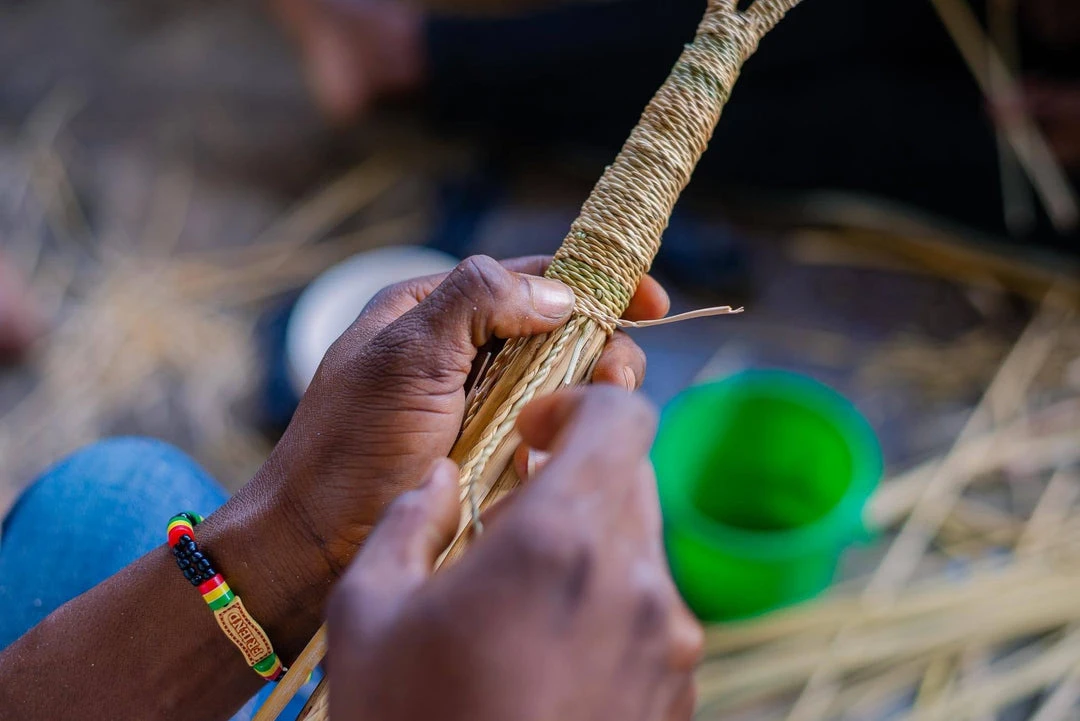 KAZI Home Goods Small Desert Rose Fan 6 KAZI Home Goods Small Desert Rose Fan