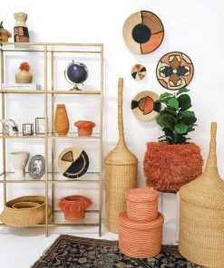 KAZI Small Peach Fringed Catch All