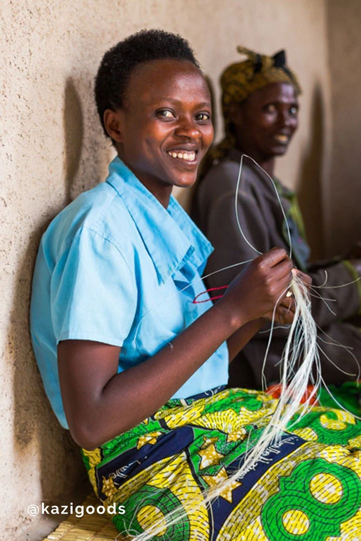 KAZI Fair Trade Striped Silver Bulb Ornament 5 KAZI Fair Trade Striped Silver Bulb Ornament