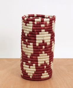 KAZI Storage Tall Earth Red Imbere Vase