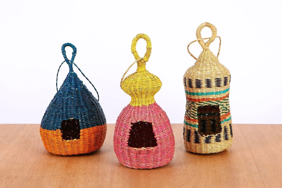 KAZI All Natural Teal Gourd Birdhouse 2 KAZI All Natural Teal Gourd Birdhouse