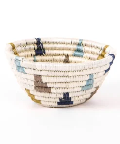 KAZI Tiny Silver Blue Igisozi Catch All Home Goods