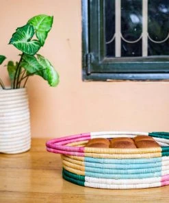 KAZI Vivid Geo Bread Basket Home Goods