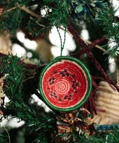 KAZI Watermelon Basket Ornament