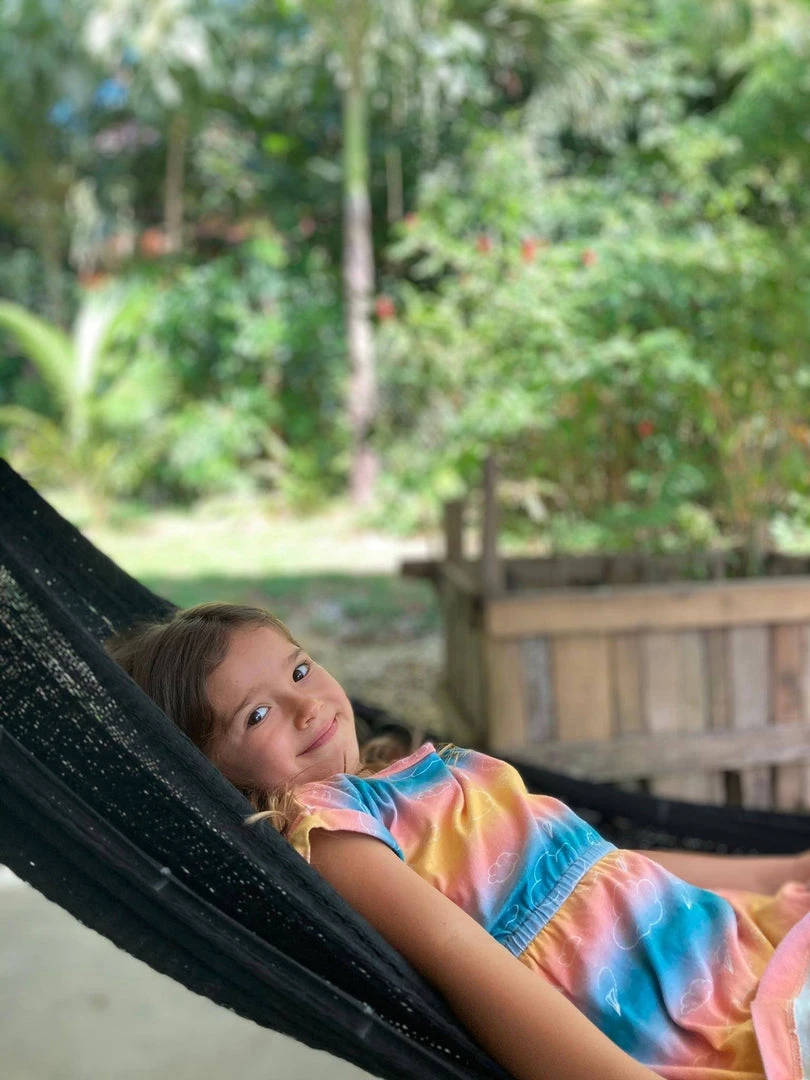 Honey Cake Tiger Kids' Sky's The Limit Short Sleeve Dress Honey Cake Tiger Kids' Sky's The Limit Short Sleeve Dress