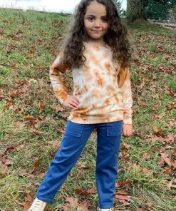 North Of West Kids' Tie Dye Sweatshirt - Amber Sale