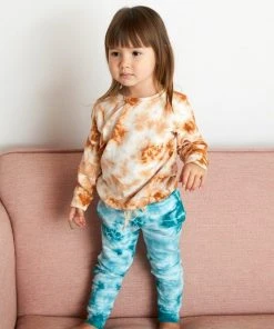North Of West Kids' Tie Dye Sweatshirt - Amber Sale