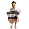 Hilana: Upcycled Cotton Home Goods Kids' Veracruz Upcycled Hooded Poncho Towel