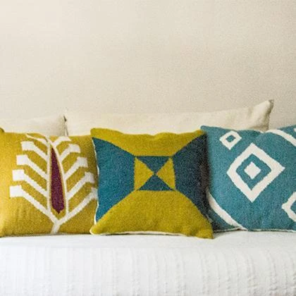 Kiliim Blue Nile Wool Throw Pillow Cover Best Sellers Kiliim Blue Nile Wool Throw Pillow Cover Best Sellers