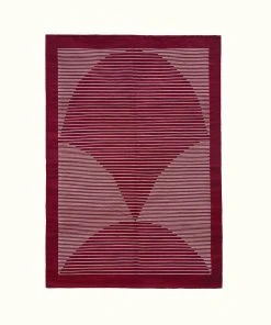 Kiliim Home Goods Burgundy Lotus Rug
