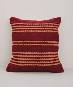 Kiliim Burgundy Meadow Throw Pillow Cover Home Goods