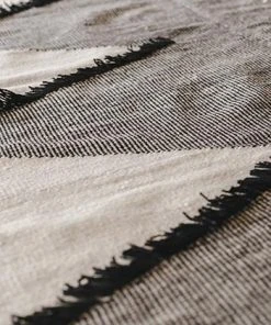 Kiliim Frilled Diamonds Wool Runner / Rug